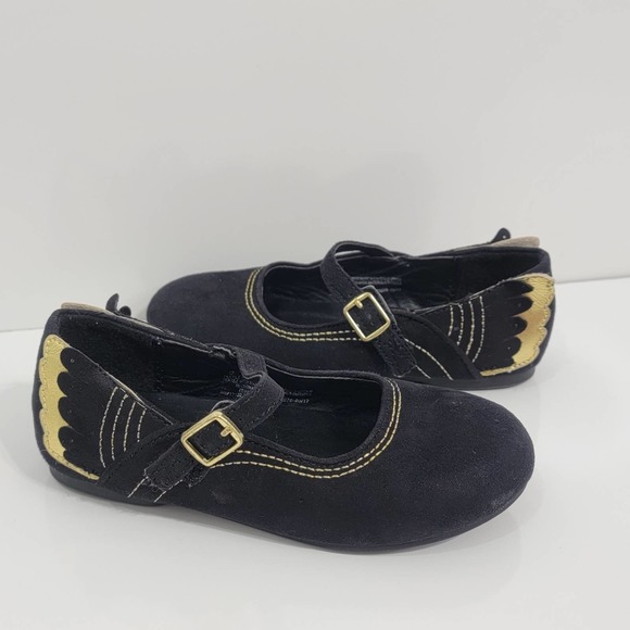 Cat & Jack Other - Cat & Jack Little Girls Black Winged Dress Flats